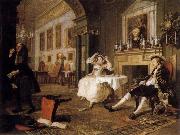 HOGARTH, William Marriage a la Mode:Shortly after the Marriage France oil painting artist